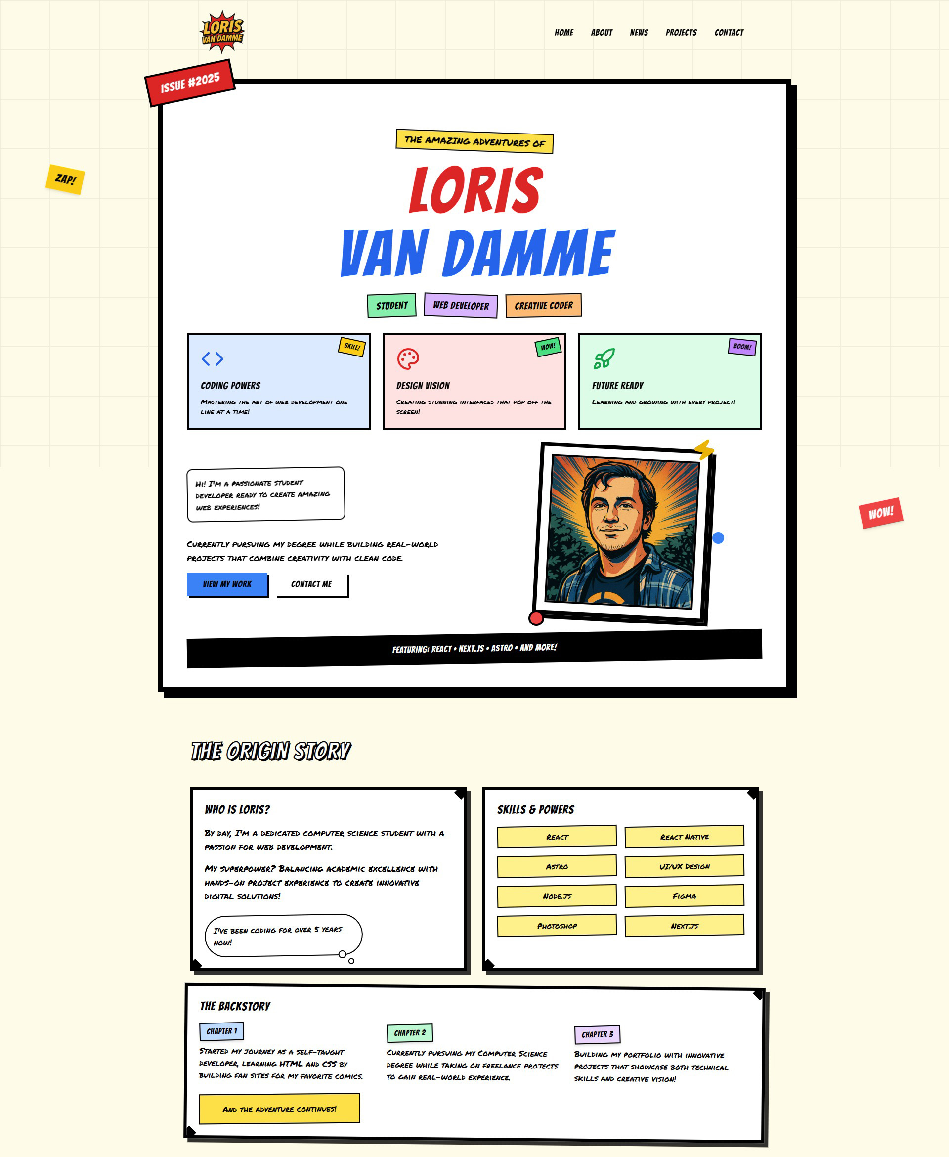 Loris' Portfolio Site
